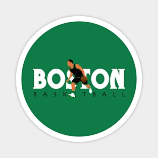 Boston Basketball Magnet